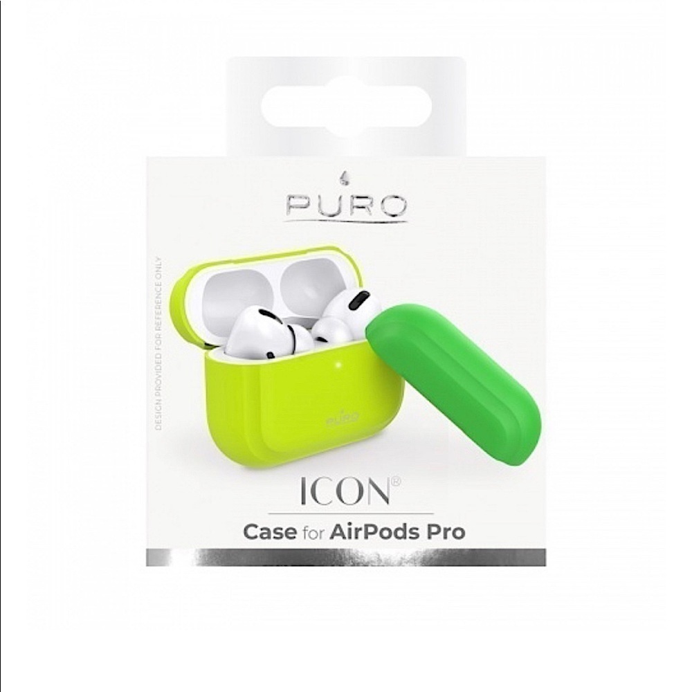 PURO Case fluo ICON Case Airpods Pro green
